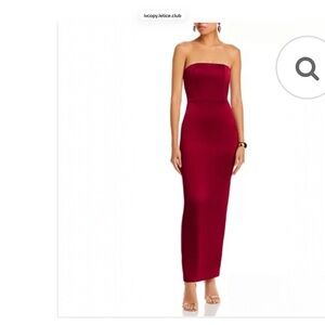Alice + Olivia Doreen dress burgundy size 2